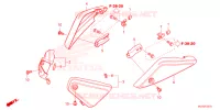 COUVERCLE LATERAL DE FILTRE A AIR pour Honda REBEL 1100 DCT de 2024
