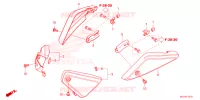 COUVERCLE LATERAL DE FILTRE A AIR pour Honda REBEL 1100 DCT de 2024