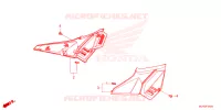 COUVERCLES LATERAUX pour Honda NX 500 de 2024