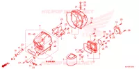 FILTRE A AIR pour Honda NX 500 de 2024