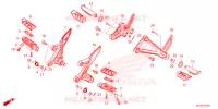 REPOSE PIED pour Honda NX 500 de 2024