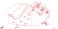 SELLE pour Honda NX 500 de 2024