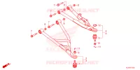 TRIANGLES AVANT pour Honda PIONEER 1000-3 FOREST de 2024