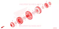 EMBRAYAGE pour Honda PIONEER 1000-3 TRAIL de 2024