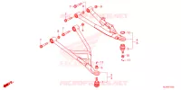 TRIANGLES AVANT pour Honda PIONEER 1000-5 DELUXE de 2024