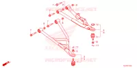 TRIANGLES AVANT pour Honda PIONEER 1000-5 TRAIL de 2024