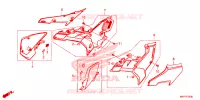 COUVERCLES LATERAUX pour Honda CB 500 X ABS de 2020