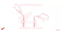 RETROVISEUR pour Honda CB 650 R de 2024
