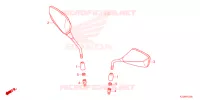 RETROVISEUR pour Honda VARIO 160 ABS REPSOL de 2024