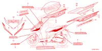 AUTOCOLLANTS pour Honda VARIO 160 ABS de 2023