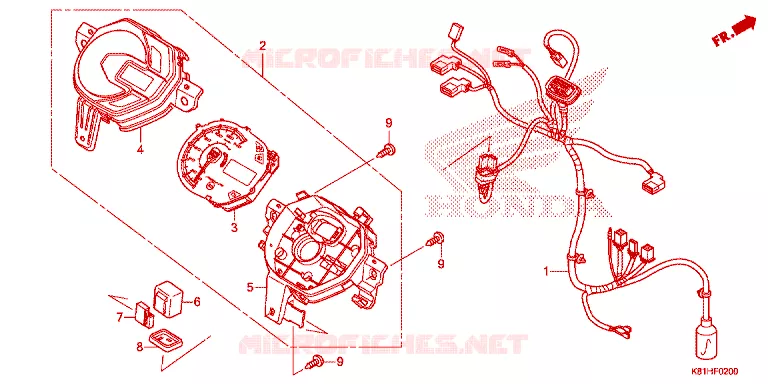 COMPTEUR Honda SCOOTER 110 BEAT 2018  ACH110CBTJ_PH