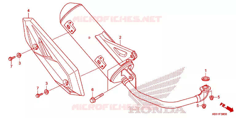 SILENCIEUX D'ECHAPPEMENT Honda SCOOTER 110 BEAT 2018  ACH110CBTJ_PH