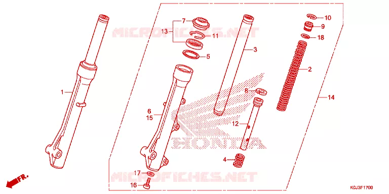 FOURCHE Honda SCOOTER 110 GENIO 2021  ACJ110CBFM_PH