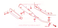 SILENCIEUX D'ECHAPPEMENT pour Honda DREAM 125 KIRANA de 2006