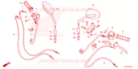 LEVIER DE GUIDON   CABLE   COMMODO pour Honda CBF 125 de 2022