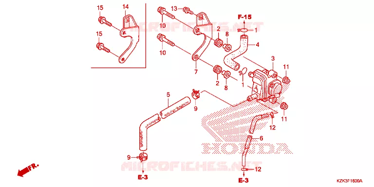 FILTRE A AIR - SOUPAPE D'AIR Honda SCOOTER 110 DIO 2019  SCV110FH