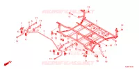 BENNE pour Honda PIONEER 1000-6 DELUXE CREW de 2024