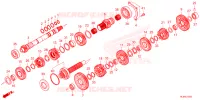 BOITE DE VITESSES pour Honda PIONEER 1000-6 DELUXE CREW de 2024