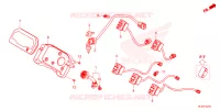 COMPTEUR   CONTACTEUR A CLES pour Honda PIONEER 1000-6 DELUXE CREW de 2024