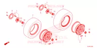 ROUE ARRIERE pour Honda PIONEER 1000-6 DELUXE CREW de 2024