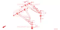 TRIANGLES AVANT pour Honda PIONEER 1000-6 DELUXE CREW de 2024
