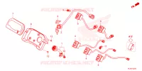 COMPTEUR   CONTACTEUR A CLES pour Honda PIONEER 1000-6 DELUXE CREW de 2024
