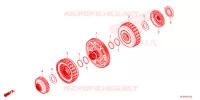 EMBRAYAGE pour Honda PIONEER 1000-6 DELUXE CREW de 2024