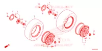 ROUE ARRIERE pour Honda PIONEER 1000-6 DELUXE CREW de 2024