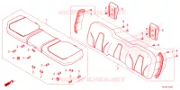 SELLE AVANT pour Honda PIONEER 1000-6 DELUXE CREW de 2024