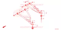 TRIANGLES AVANT pour Honda PIONEER 1000-6 DELUXE CREW de 2024
