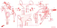 LEVIER DE GUIDON   CABLE   COMMODO pour Honda XR 650 L de 2024