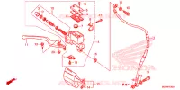 MAITRE CYLINDRE DE FREIN AVANT pour Honda XR 650 L de 2024