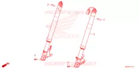 FOURCHE pour Honda CBR 1000 RR SP BREMBO de 2024