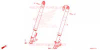 FOURCHE pour Honda CBR 1000 RR SP BREMBO de 2024
