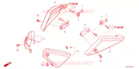 COUVERCLE LATERAL DE FILTRE A AIR pour Honda REBEL 1100 DCT de 2024