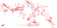 REPOSE PIED pour Honda REBEL 1100 DCT de 2024