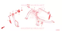 BEQUILLE pour Honda SH MODE 125 de 2024