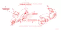 AUTOCOLLANTS pour Honda SH MODE 125 de 2024