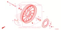 ROUE AVANT pour Honda SH MODE 125 de 2024