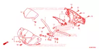 GUIDON   CARENAGE pour Honda SCV 125 ACTIVA (2ID) de 2015