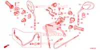 LEVIER DE GUIDON   CABLE   COMMODO pour Honda SCV 125 ACTIVA (2ID) de 2015