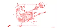PHARE pour Honda SCV 125 ACTIVA (2ID) de 2015