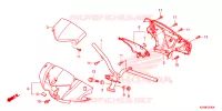 GUIDON   CARENAGE pour Honda SCV 125 ACTIVA (ID) de 2015