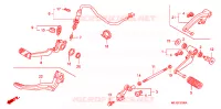 PEDALE pour Honda CB 1300 SUPER FOUR de 2007