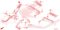 PEDALE   REPOSE PIED pour Honda FOURTRAX 520 FOREMAN RUBICON EPS de 2021