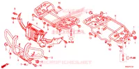 SUPPORT pour Honda FOURTRAX 520 FOREMAN RUBICON EPS de 2021