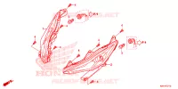 CLIGNOTANT AVANT pour Honda BEAT 110 CASTED WHEEL de 2017