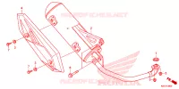 SILENCIEUX D'ECHAPPEMENT pour Honda BEAT 110 CASTED WHEEL de 2017