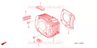 CYLINDRE pour Honda WAVE 125  PGMFi,  Electric start de 2009