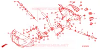 GUIDON   CARENAGE pour Honda WAVE 125  PGMFi,  Electric start de 2009